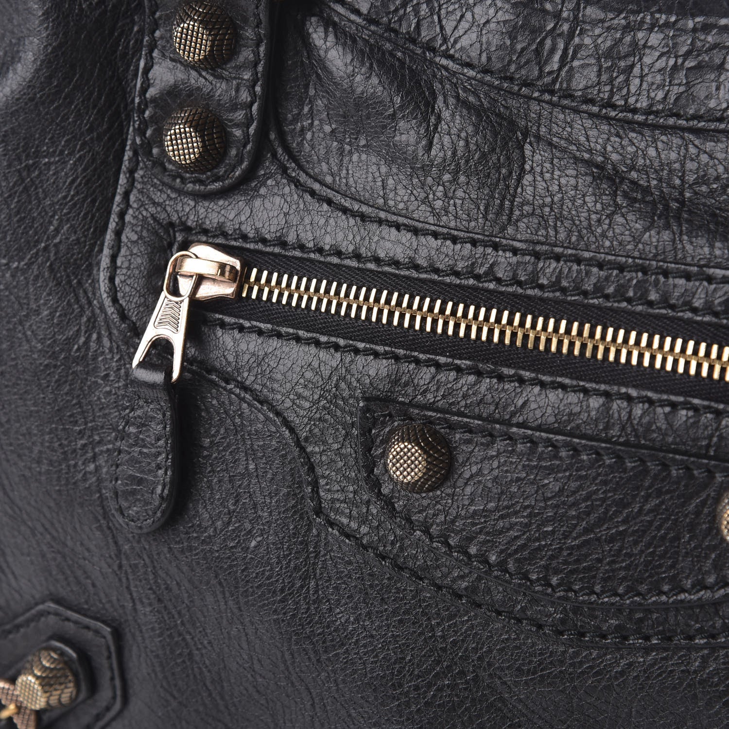 Balenciaga Agneau Giant 12 Rose Gold Hardware Town Black 8 of 8
