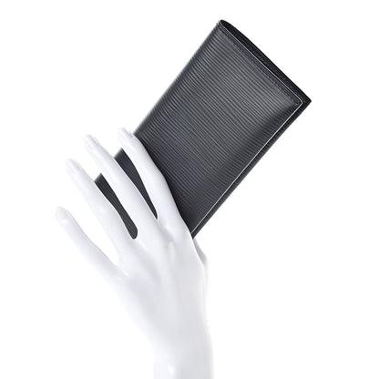 Louis Vuitton Epi Checkbook Cover Black 2 of 7
