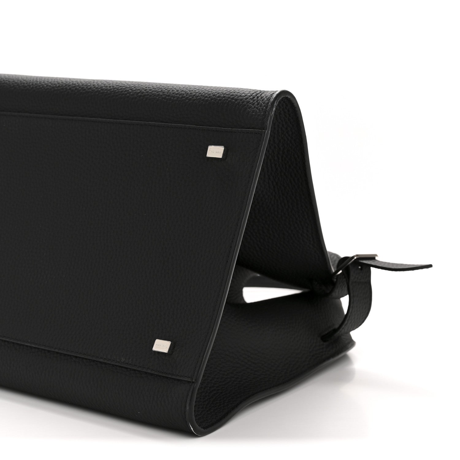 The Row Matte Grained Calfskin Soft Margaux 15 Black 9 of 11