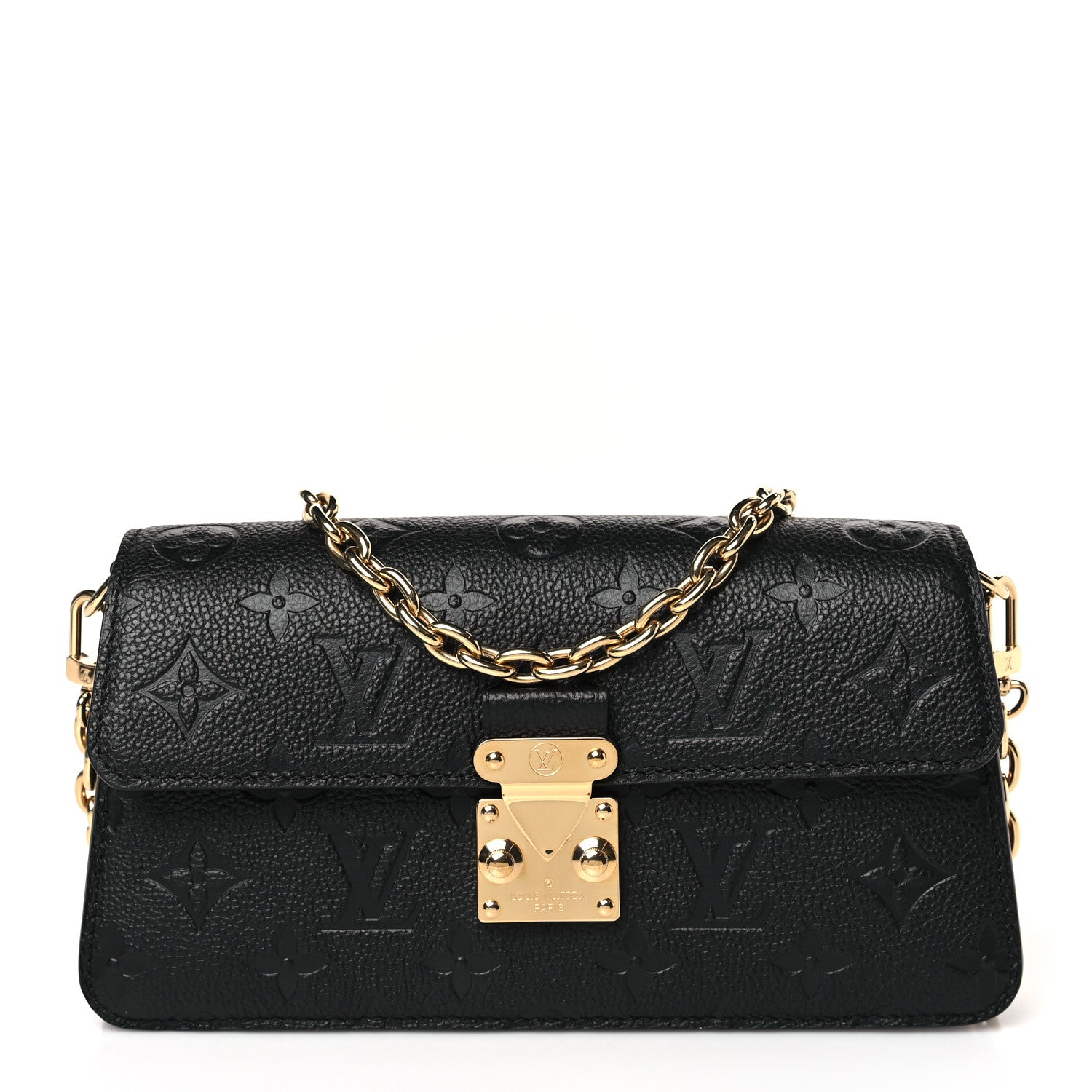 Louis Vuitton Empreinte Metis Wallet On Chain Black 1 of 8