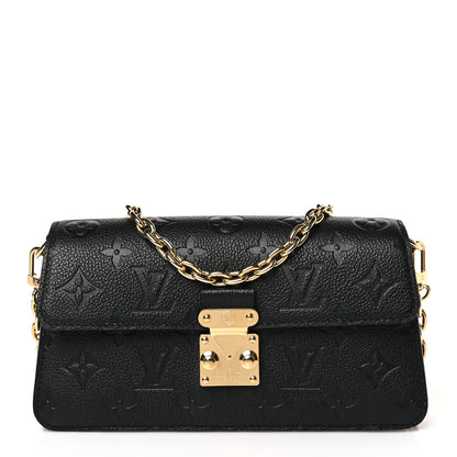 Louis Vuitton Empreinte Metis Wallet On Chain Black 1 of 8
