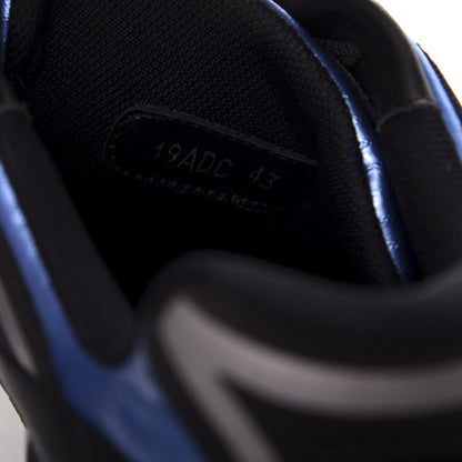 Christian Dior X Sorayama Ripstop Nylon Calfskin Mens B24 Runtek Sneakers 43 Blue Black 9 of 9