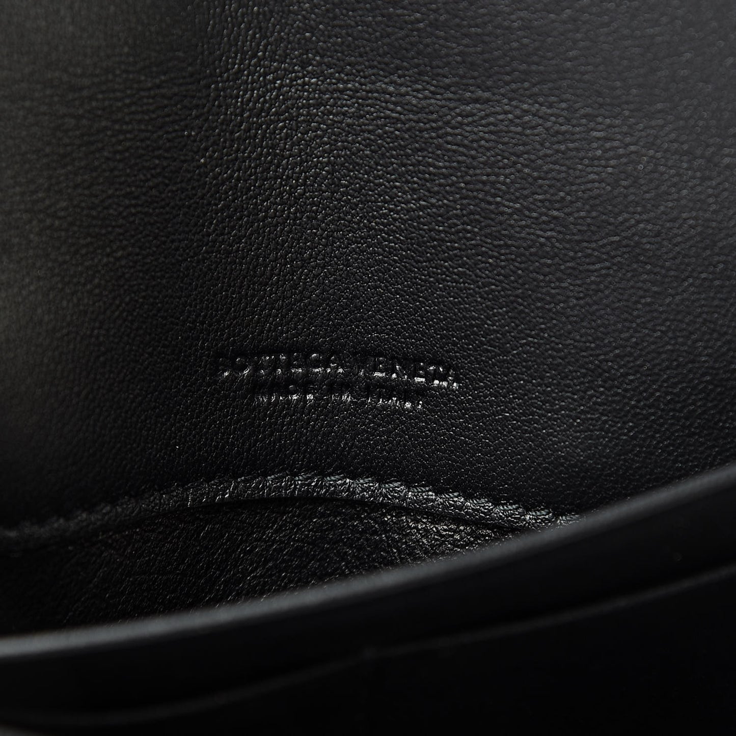 Nappa Intrecciato Continental Compact Wallet Black