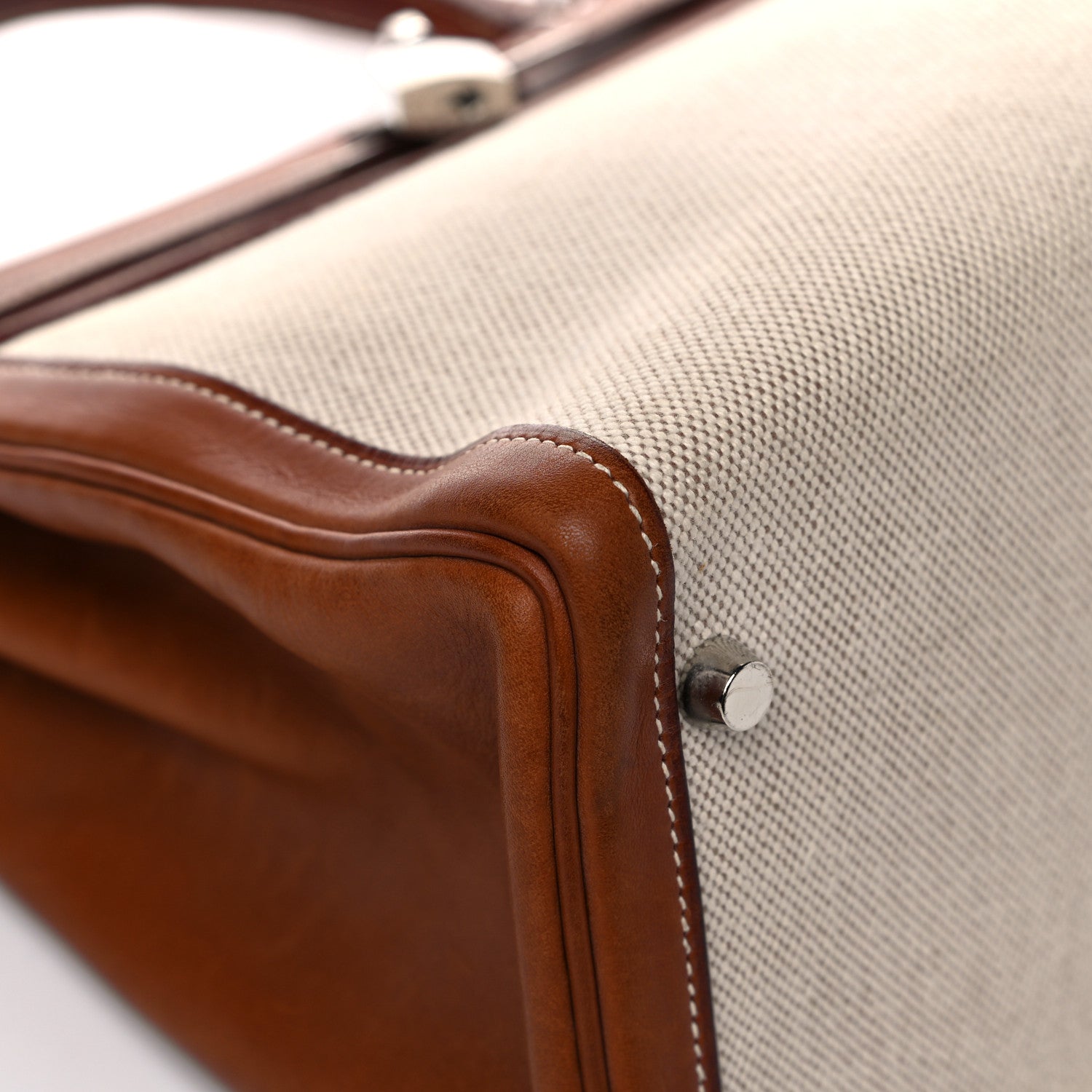 Hermes Toile Barenia Kelly Sellier 32 Fauve 11 of 19