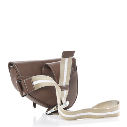 Christian Dior Grained Calfskin Saddle Bag Brown 3 of 7