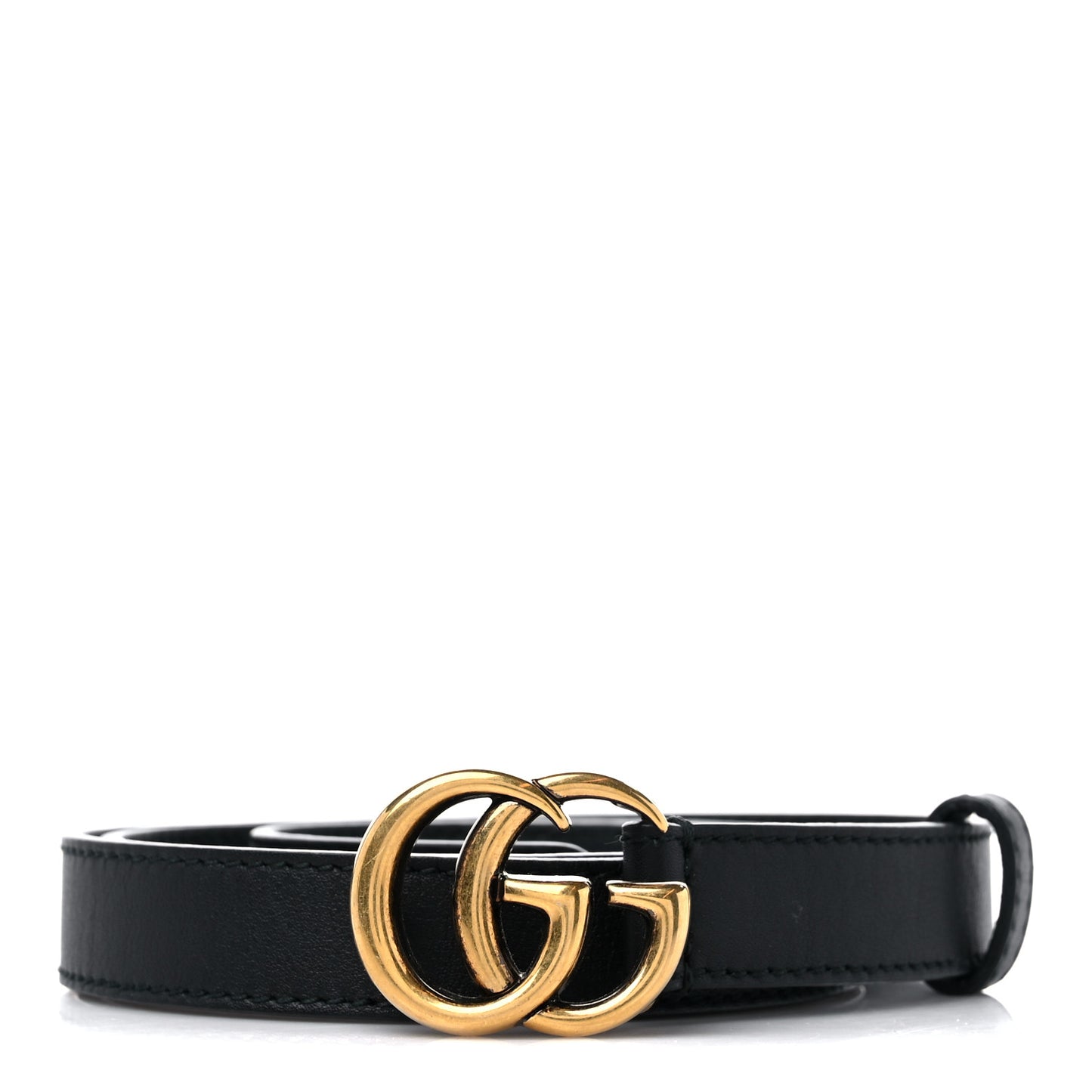 Calfskin Double G 20mm Belt 80 32 Black