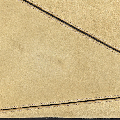 Loewe Suede Medium Puzzle Bag Gold 13 of 16