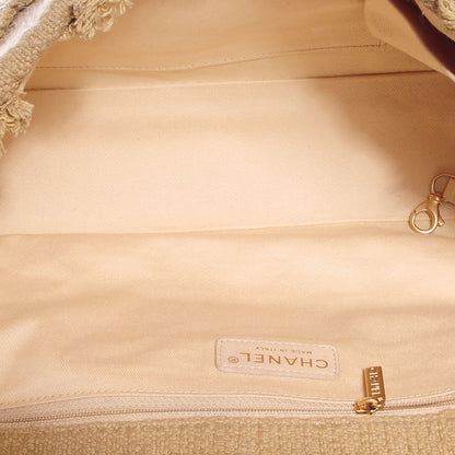 Chanel Tweed Nature Flap Dark Beige 5 of 8