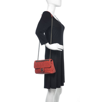 Chanel Caviar Quilted Medium Simply CC Flap Red 2 of 12