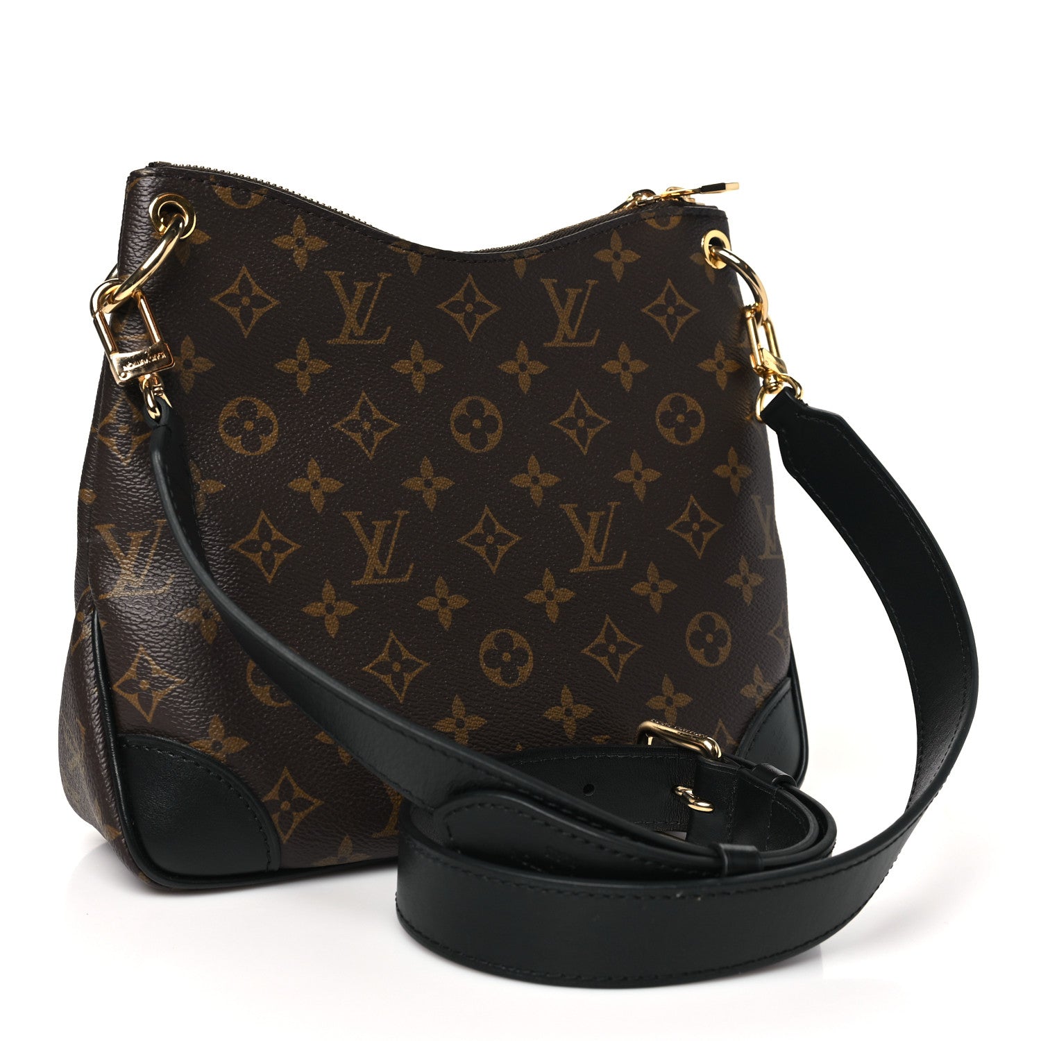 Louis Vuitton Monogram Odeon PM Black 3 of 10