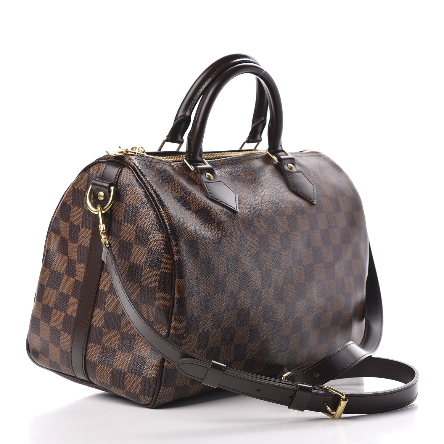Louis Vuitton Damier Ebene Speedy Bandouliere 30 3 of 9