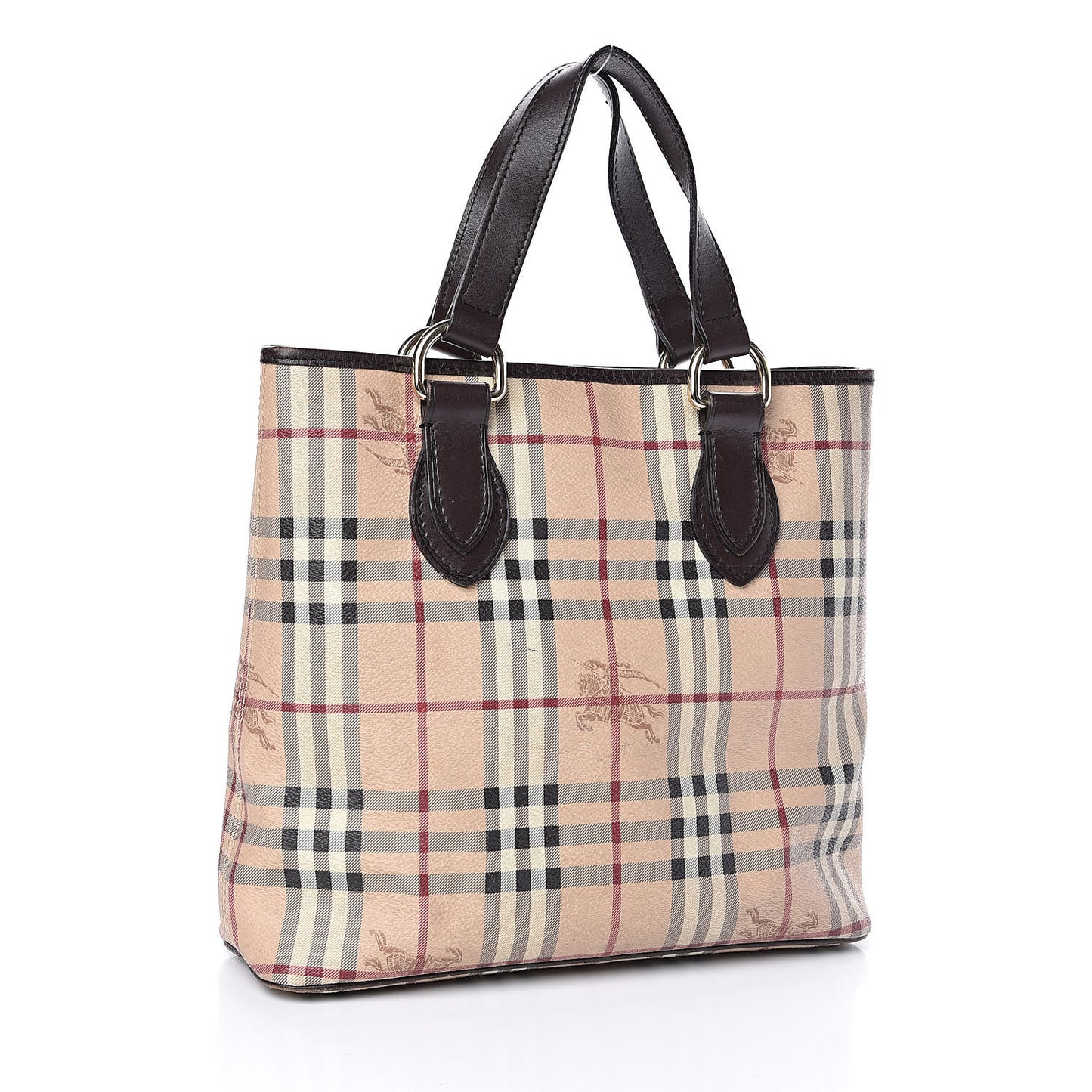 Haymarket Check Small Onslow Tote Chocolate