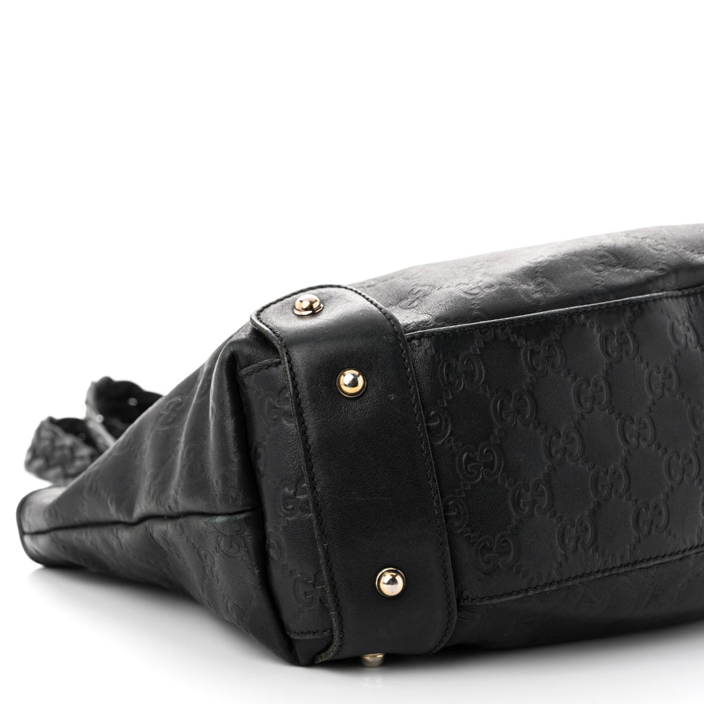 Guccissima Small Pelham Shoulder Bag Black