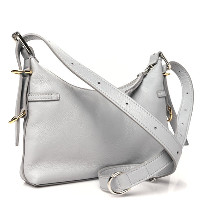 Givenchy Tumbled Calfskin Mini Voyou Boyfriend Party Bag Light Grey 3 of 11