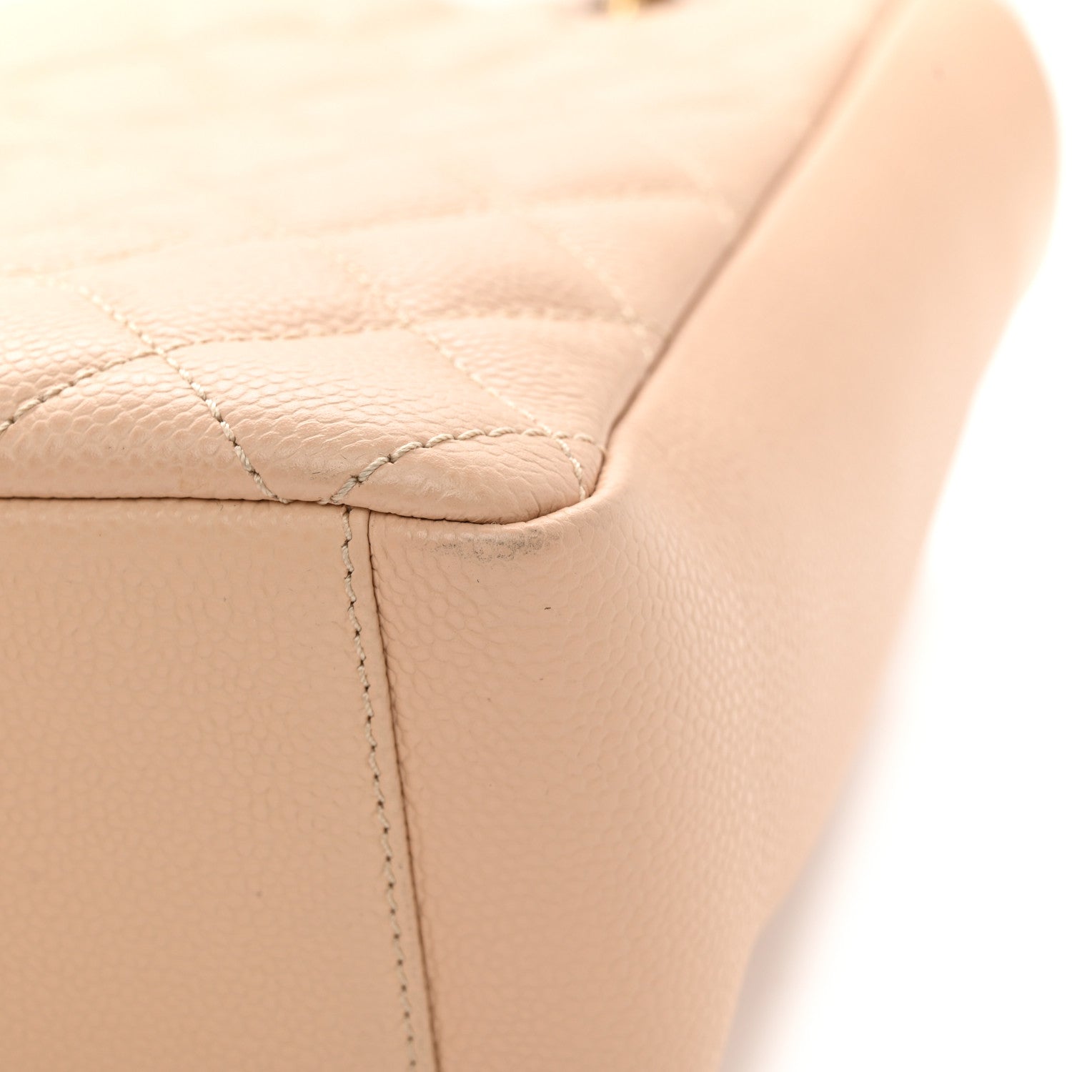 Chanel Caviar Quilted Petit Shopping Tote PST Beige Clair 11 of 12