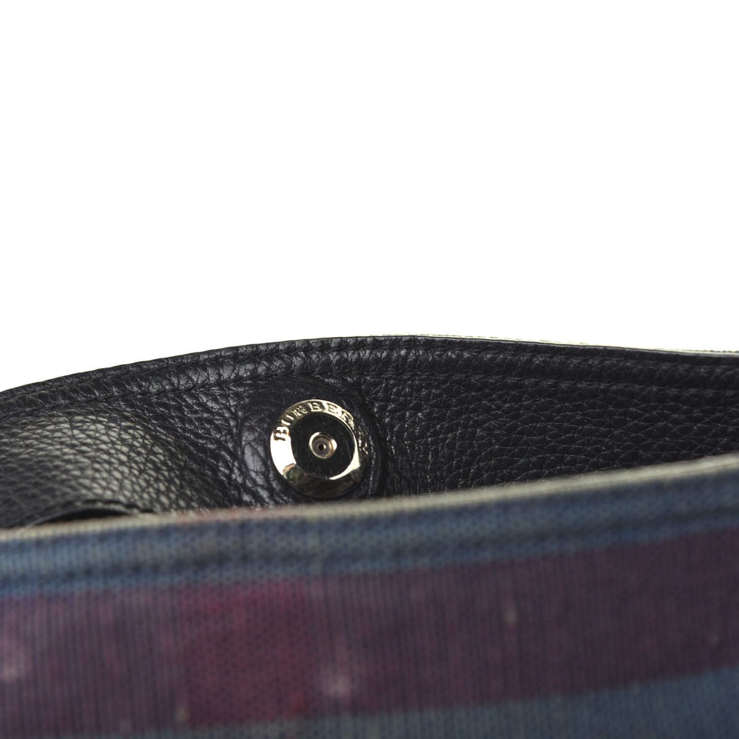 Burberry Overdyed Canvas Mega Check Mini Ashby Hobo Ultramarine Blue 12 of 23