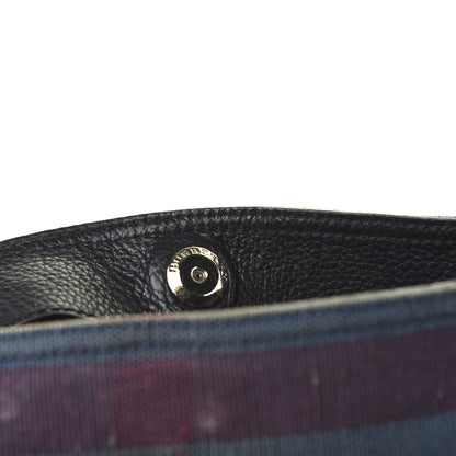 Burberry Overdyed Canvas Mega Check Mini Ashby Hobo Ultramarine Blue 12 of 23