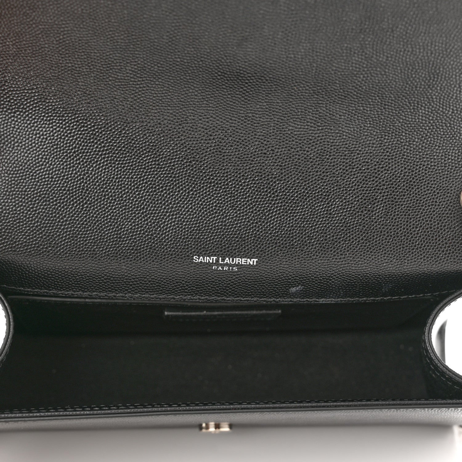 Saint Laurent Smooth Calfskin Medium Classic Monogram Kate Tassel Satchel Black 5 of 11
