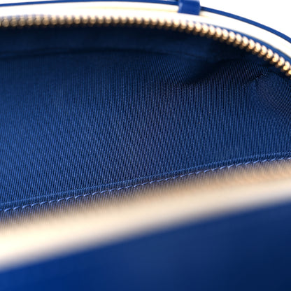 Chanel Aged Calfskin Stitched Bag Blue Light Beige 10 of 12