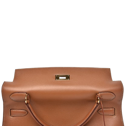 Hermes Courchevel Kelly Sellier 32 Gold 20 of 32