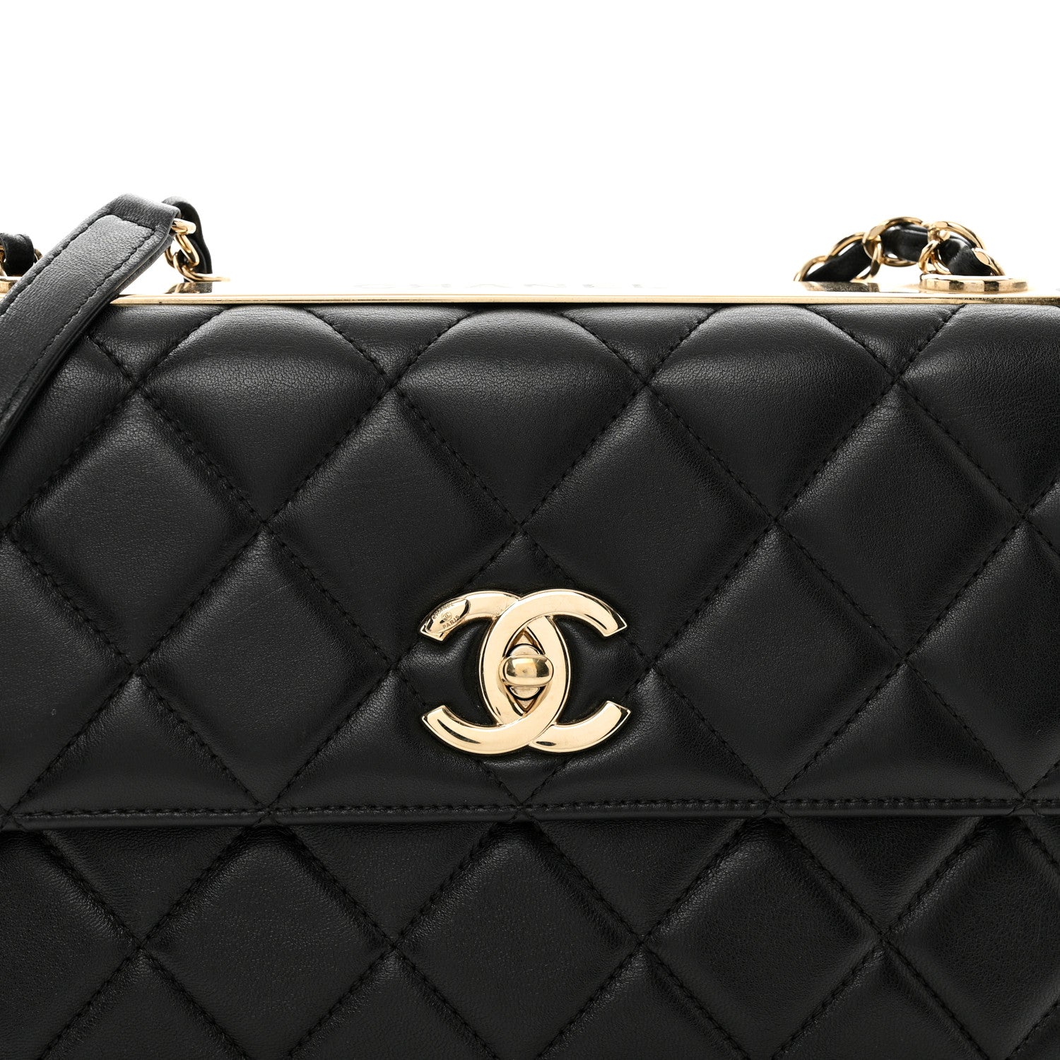 Chanel Lambskin Quilted Medium Trendy CC Flap Black 5 of 10