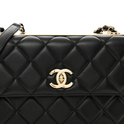 Chanel Lambskin Quilted Medium Trendy CC Flap Black 5 of 10