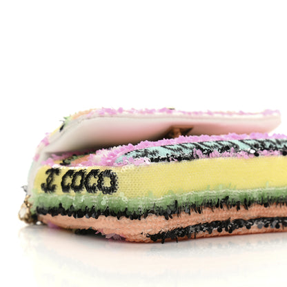 Chanel Sequin COCO Clutch With Chain Multicolor 10 of 12