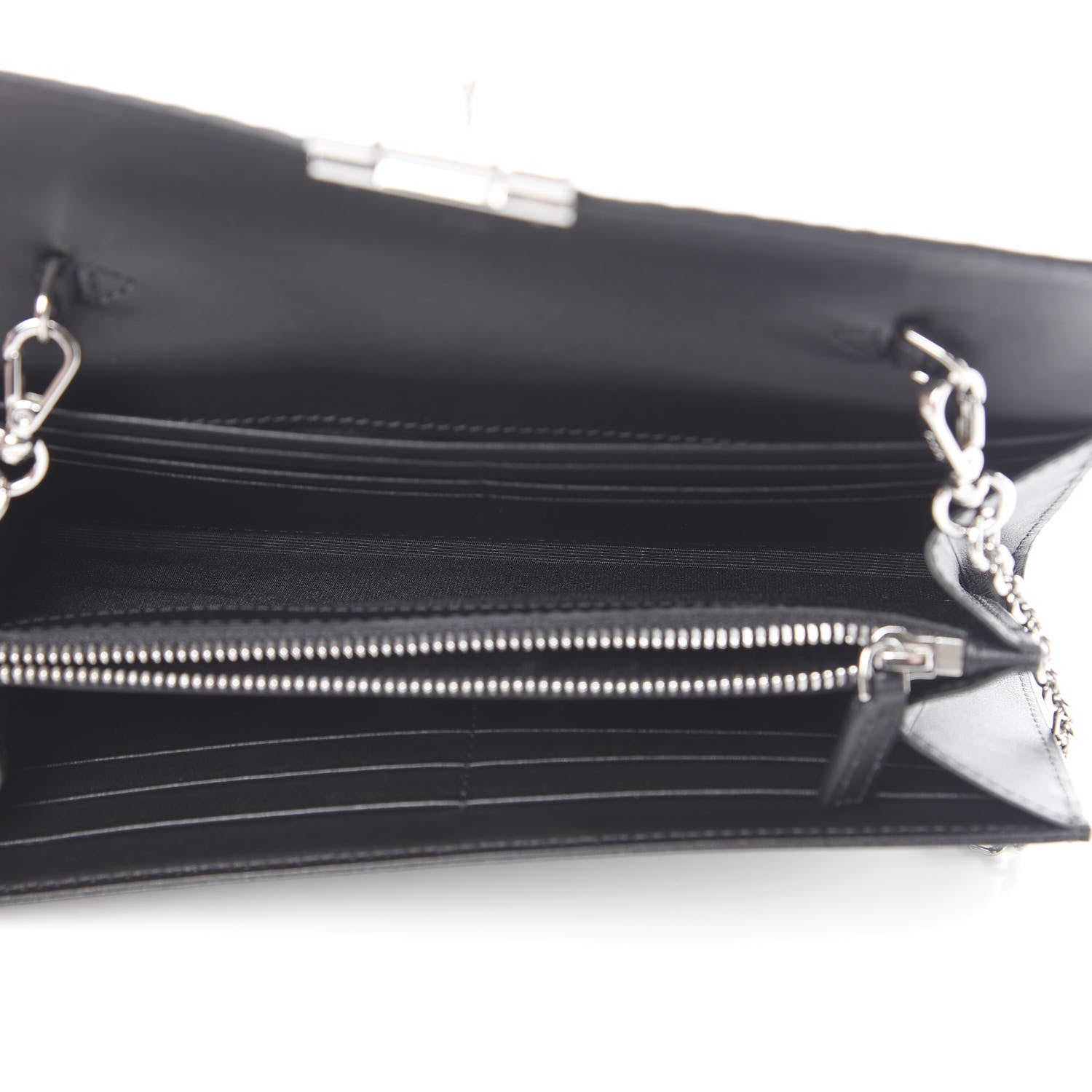 MCM Visetos Large Patricia Wallet On Chain Black 5 of 11