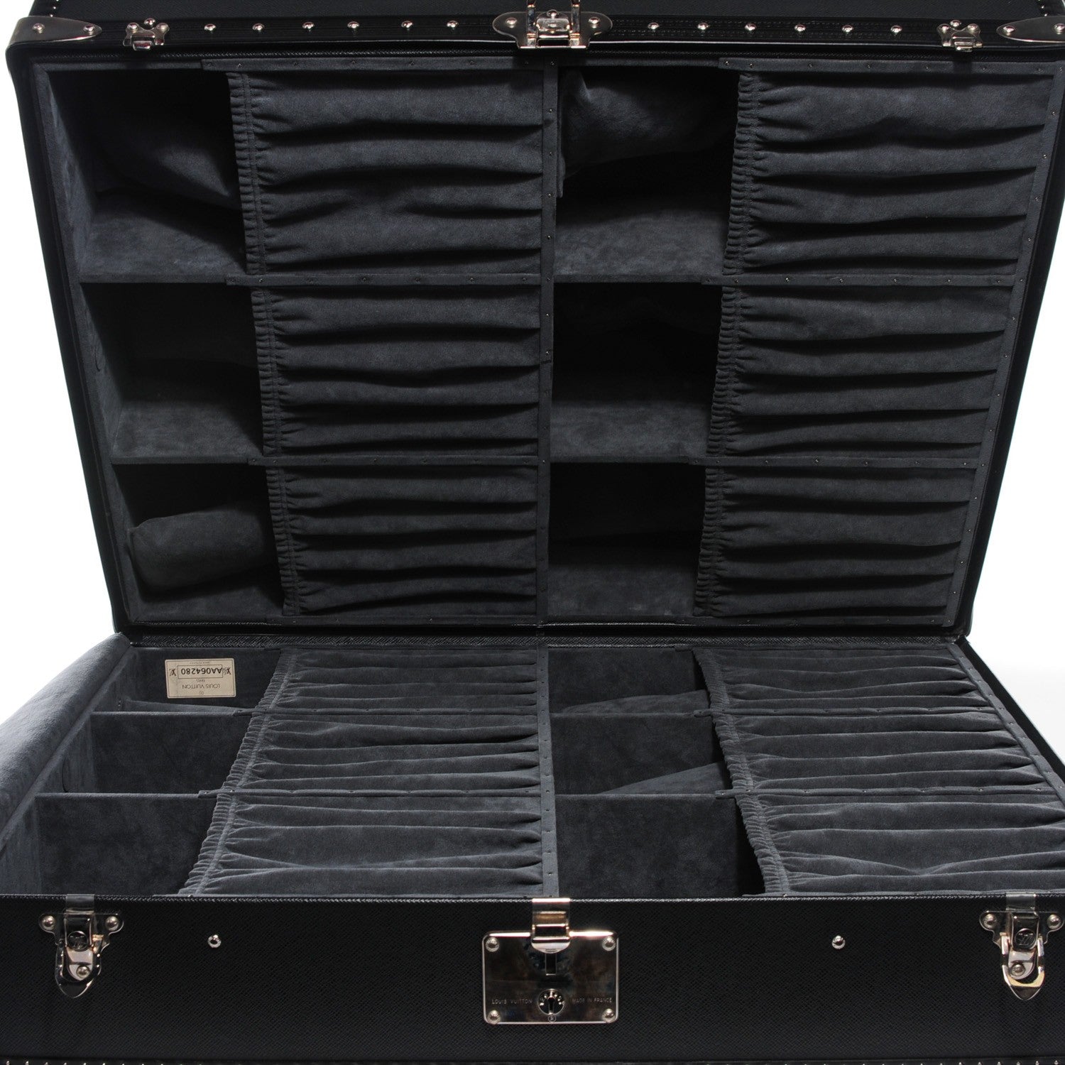 Louis Vuitton Taiga Gemine Shoe Trunk 12 Pairs Black 7 of 7