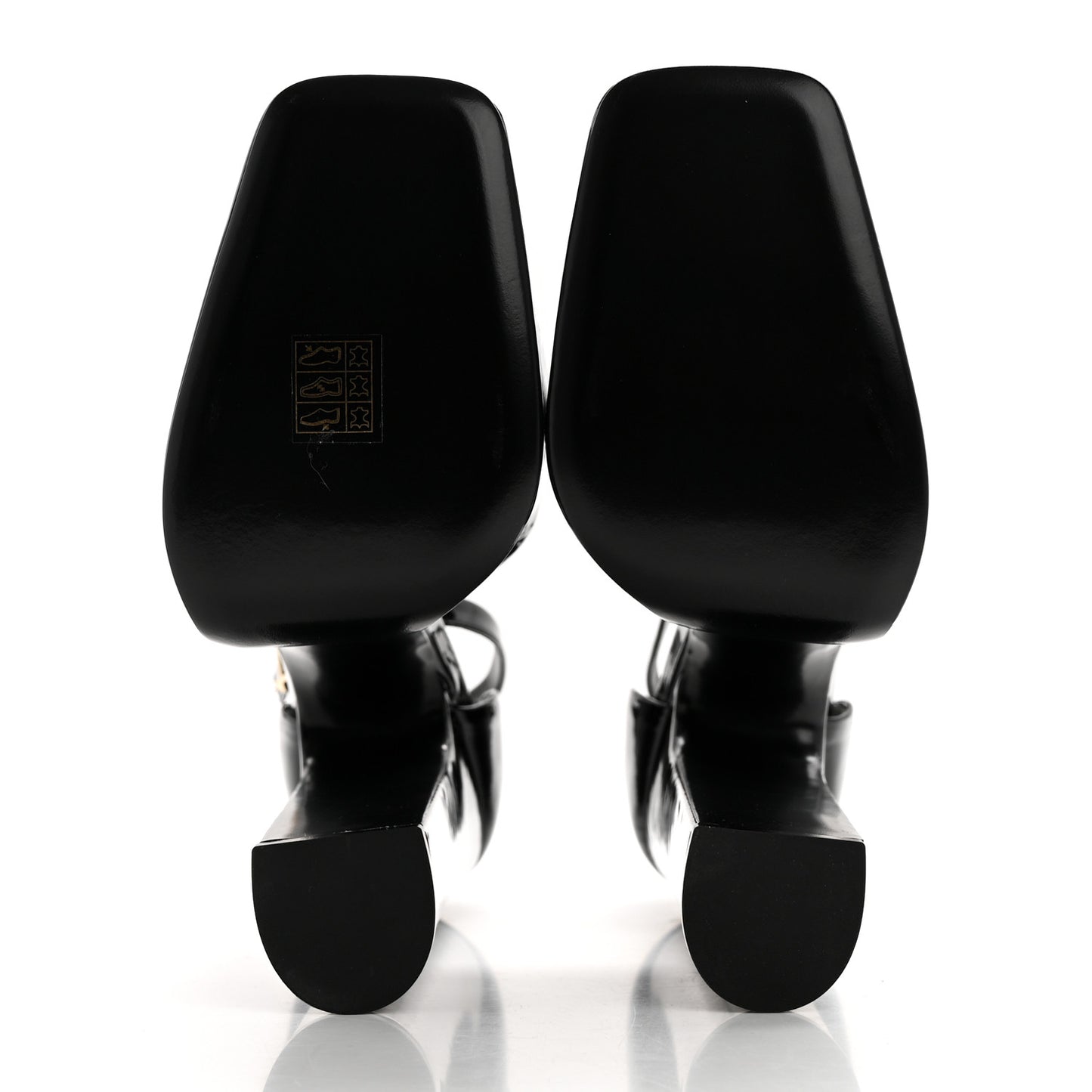 Patent DiscoBox 80/180mm Platform Pumps 39 Black