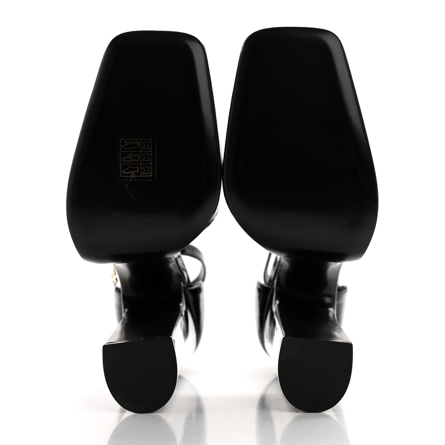 Valentino Garavani Patent DiscoBox 80/180mm Platform Pumps 39 Black 5 of 11