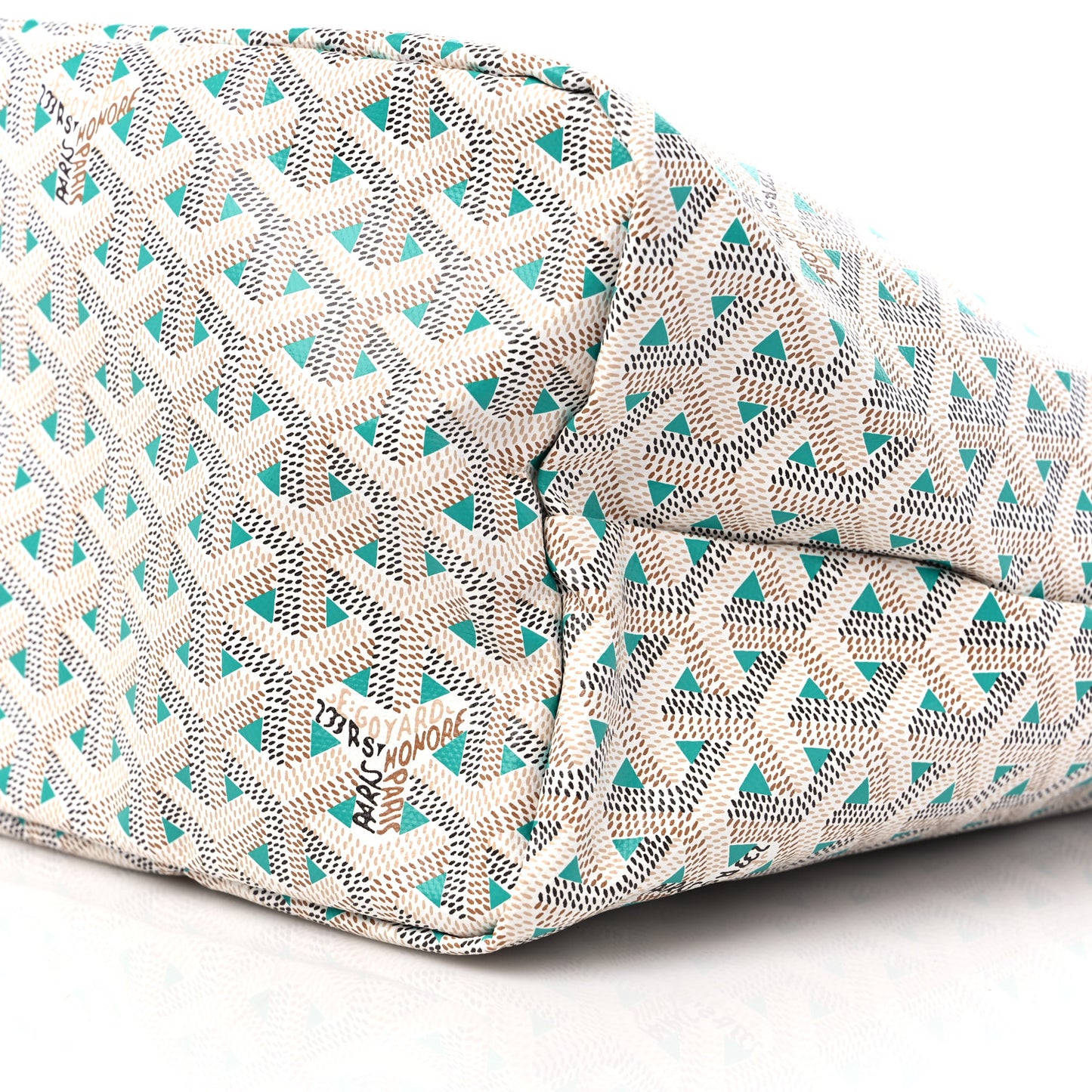 Goyardine Saint Louis Claire Voie PM White Opaline