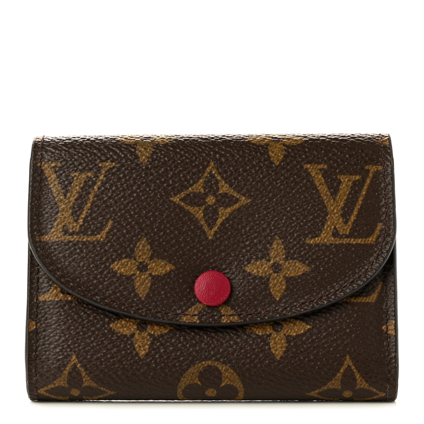 Monogram Rosalie Coin Purse Fuchsia