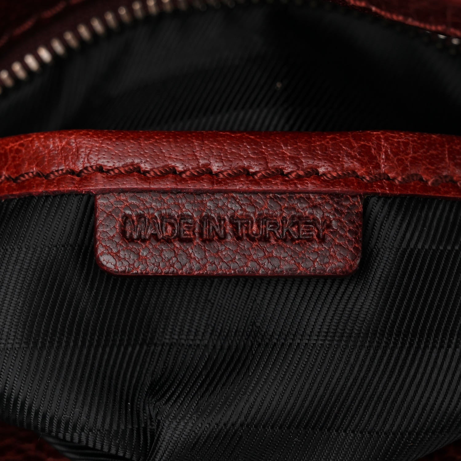 Burberry Calfskin Ashmore Tote Burgundy 7 of 12
