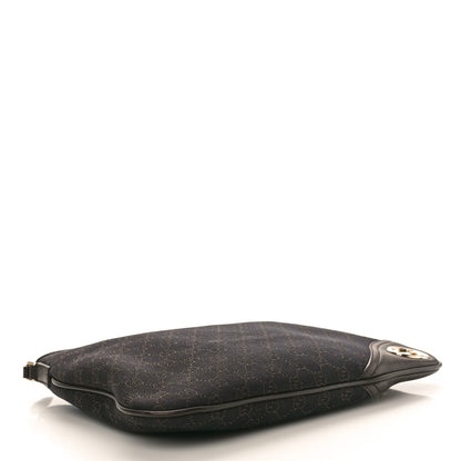 Gucci Monogram Medium New Britt Hobo Dark Brown 4 of 14