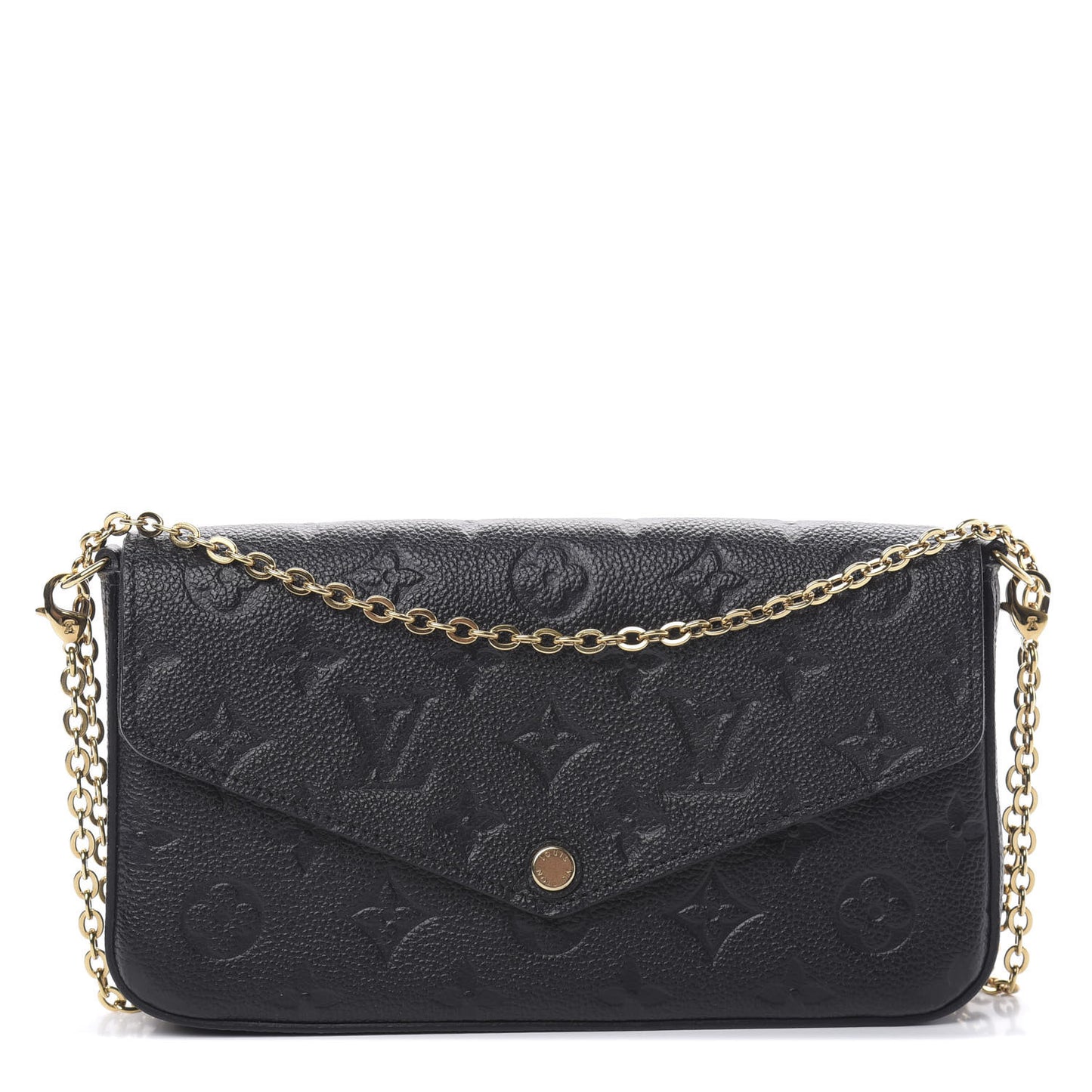Empreinte Pochette Felicie Chain Wallet Black