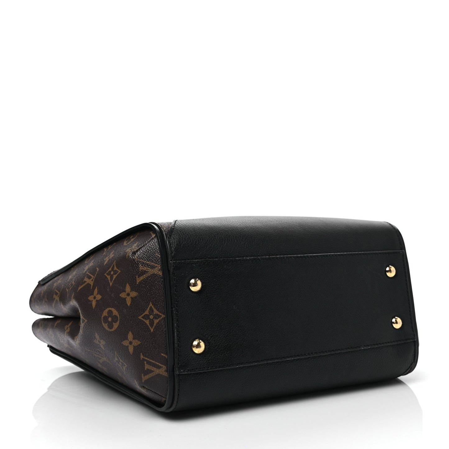 Calfskin Monogram Kimono Tote Black