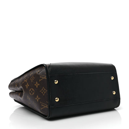 Louis Vuitton Calfskin Monogram Kimono Tote Black 4 of 10