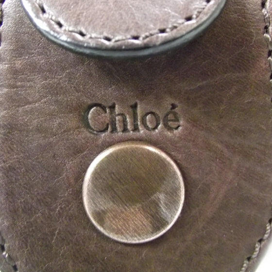 Chloe Python Silverado Shoulder Bag Bronze 8 of 13