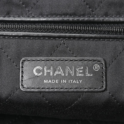 Chanel Shiny Calfskin Quilted Monochrome Small Chanel 22 Black 6 of 10