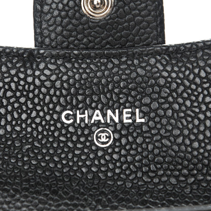 Chanel Caviar Quilted Flap Card Holder Black 6 of 8