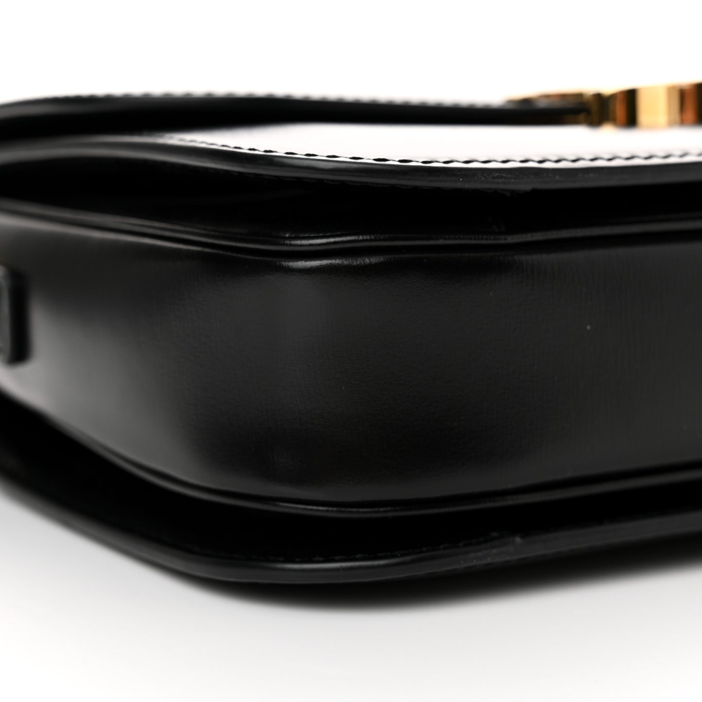 Shiny Calfskin Medium Triomphe Black