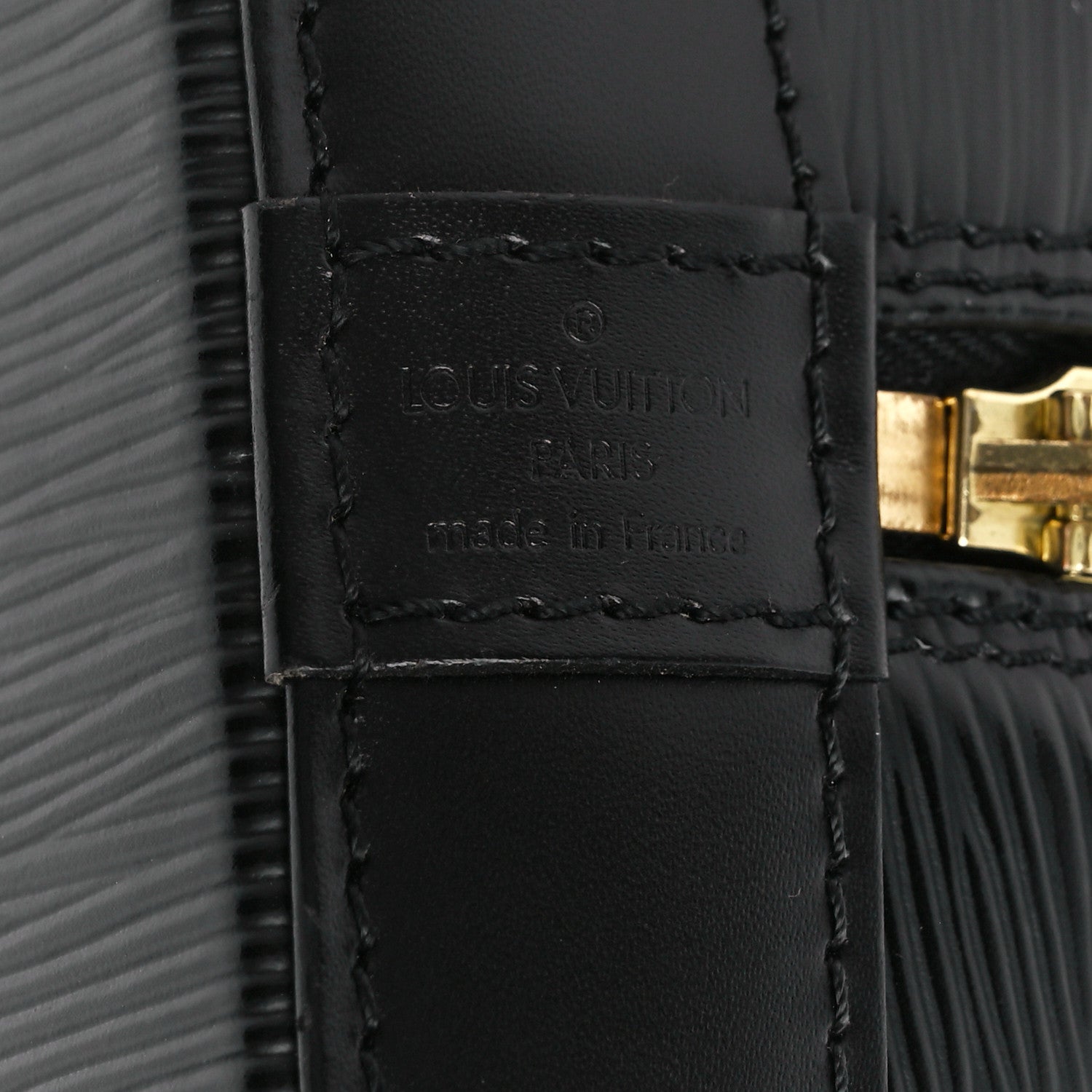 Louis Vuitton Epi Alma PM Black 9 of 12
