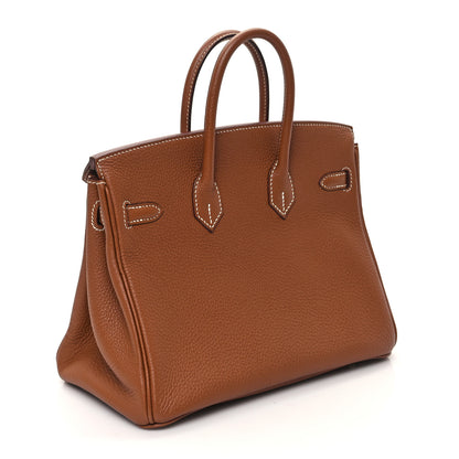 Hermes Togo Birkin 25 Gold 3 of 11