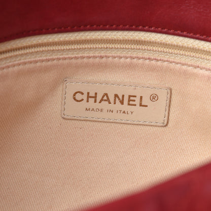 Chanel Iridescent Calfskin Large Chic Quilt Flap Red 6 of 23