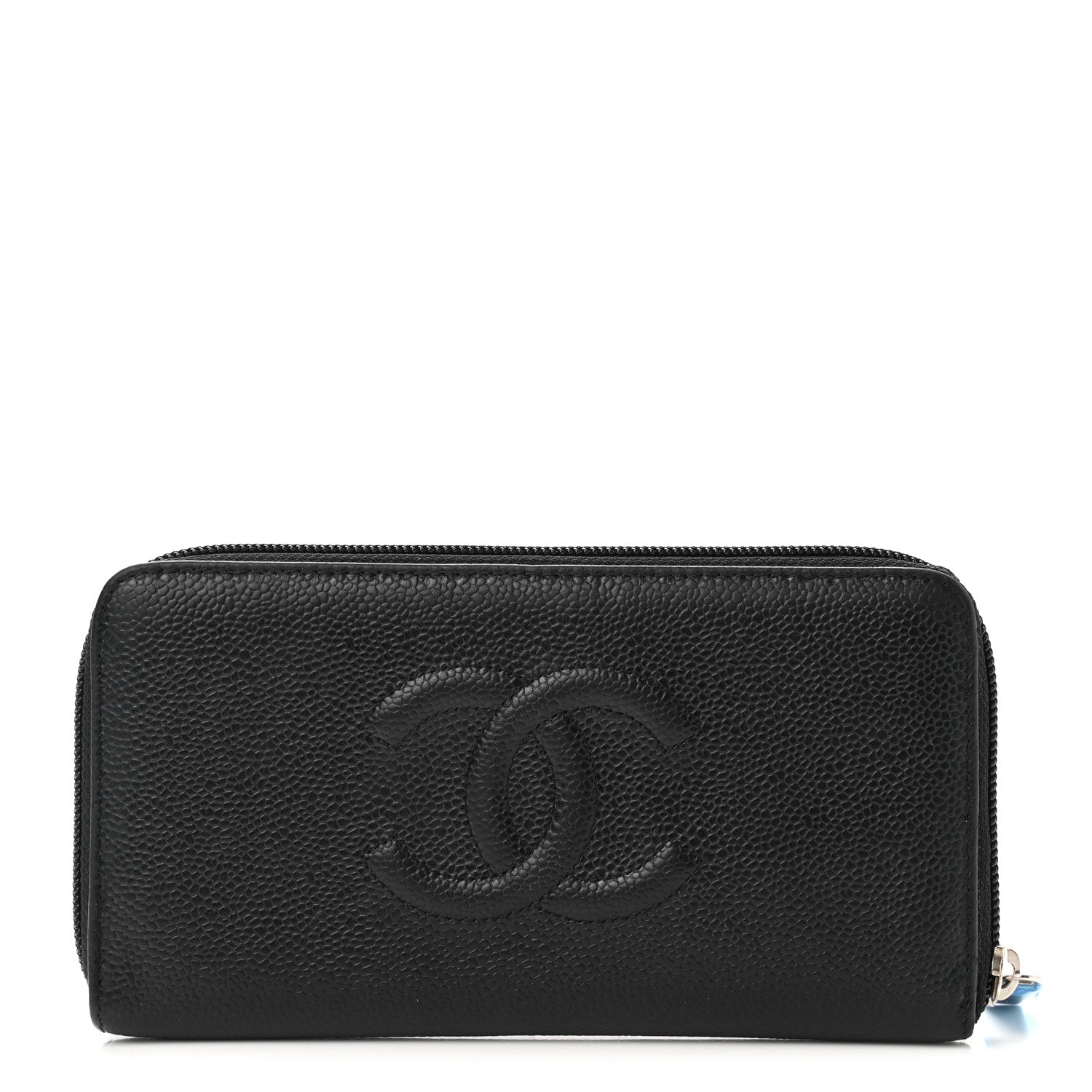 Chanel Caviar Large Timeless CC Zip Around Wallet Black 1 of 11