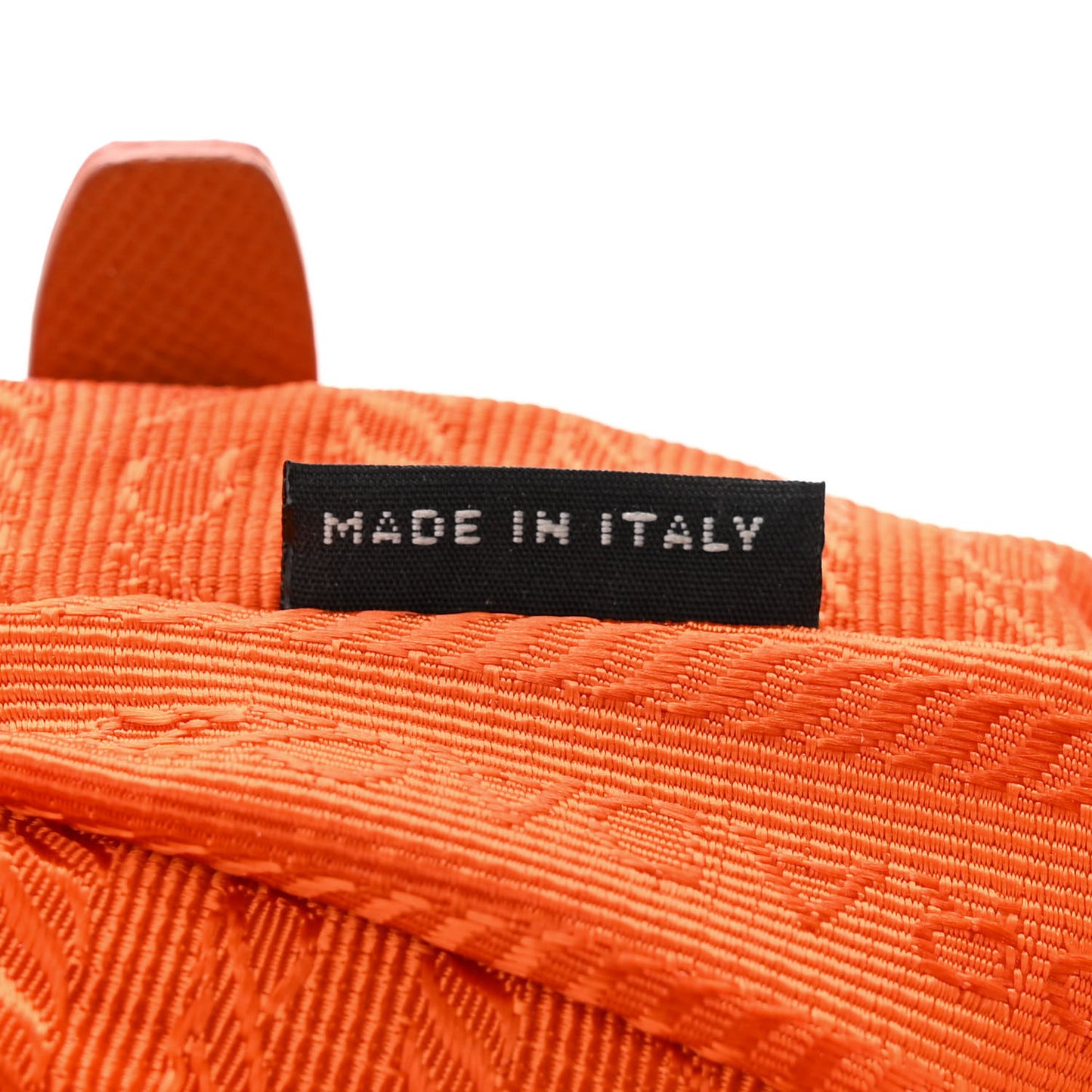 Tessuto Nylon Saffiano Crossbody Bag Papaya
