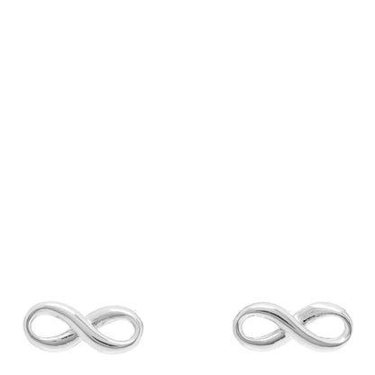 Tiffany Sterling Silver Infinity Earrings 1 of 5