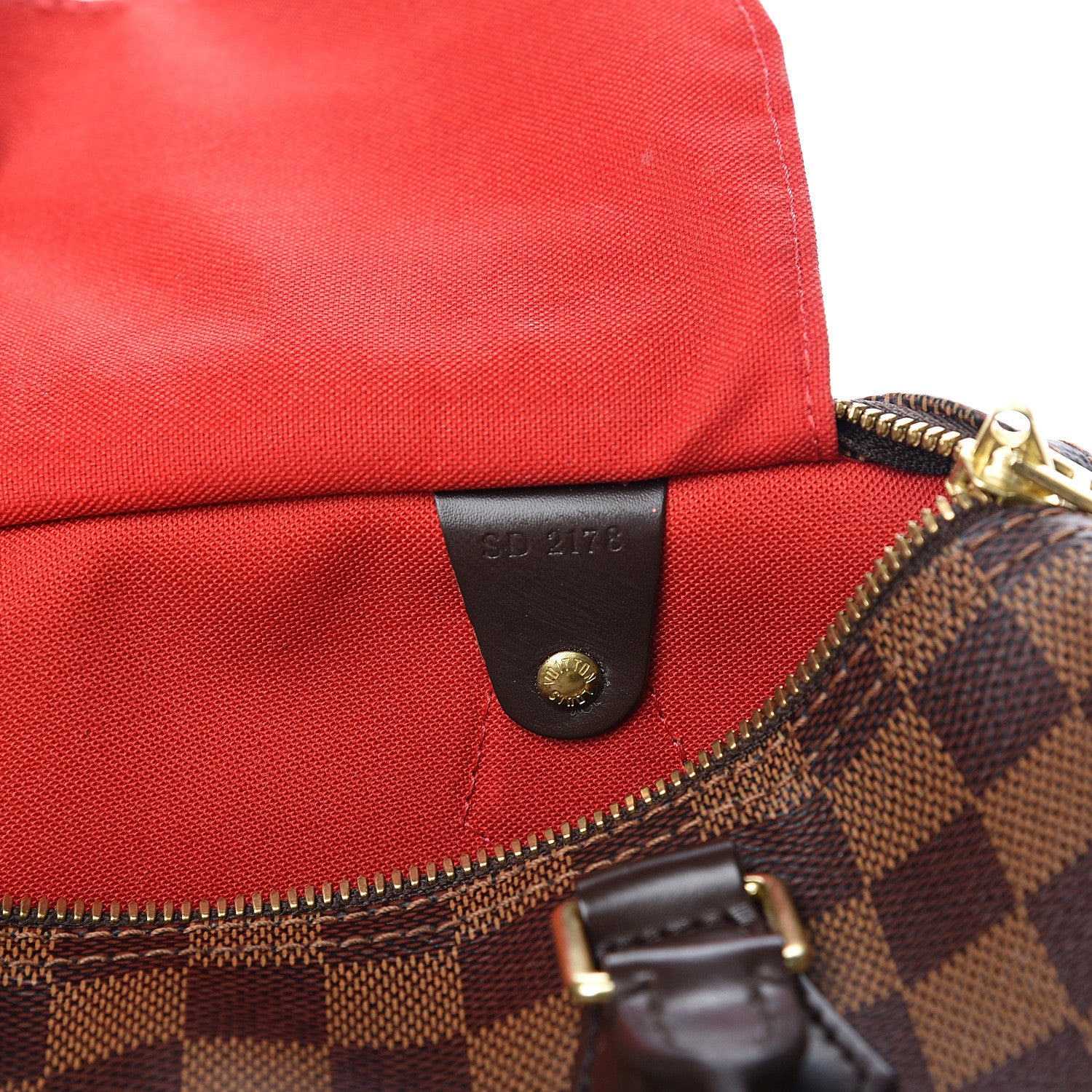 Louis Vuitton Damier Ebene Speedy Bandouliere 25 7 of 10