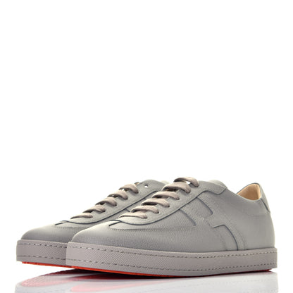 Hermes Matte Epsom Calfskin Mens Olympic Sneakers 42 Mastic 3 of 8